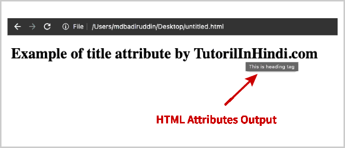 Learn HTML Attributes in Hindi